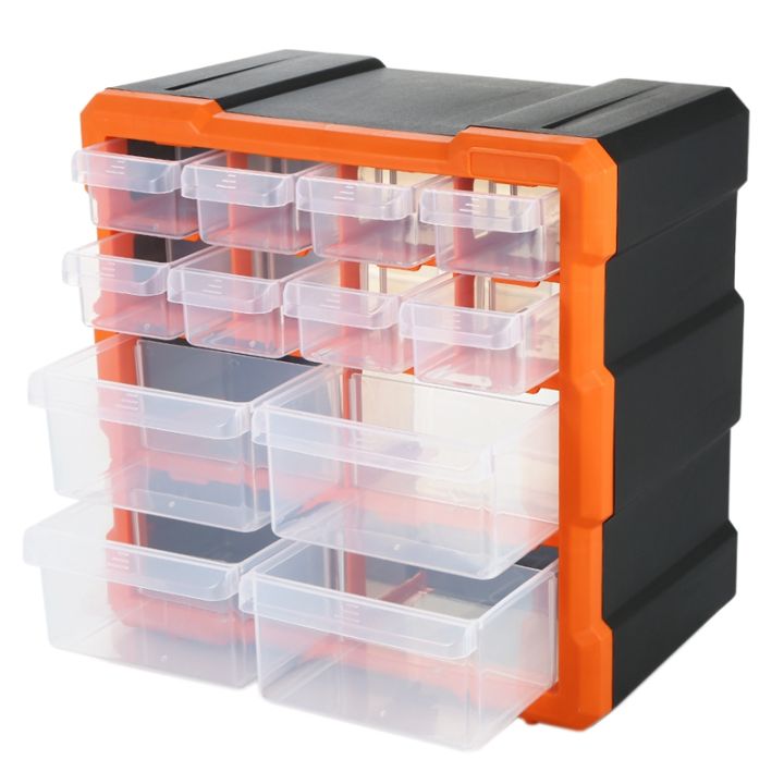 Drawer PP+PS Parts Storage Box Multiple Compartments Slot Hardware