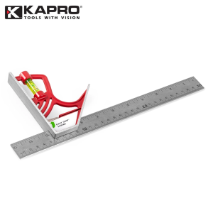 KAPRO 325M Magnetic Lock Combination Square Milled Side with Stainless Steel Scribe CM Inches Marks