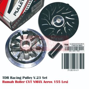TDR Rumah Roller Pulley CVT Assy V.23 Yamaha Old New Nmax Aerox 155