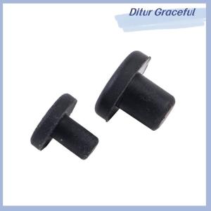 Ditur 10Pcs Solid Rubber Hole Caps 3-12mm High Temperature Resistance Seal Hole Plugs