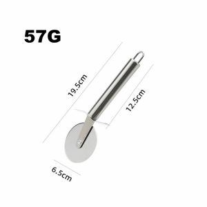 Kitchen Stainless Steel Pizza Cutter Pastry Cutter Fondant Cutter Slicer Food Cutter Pancake Wheel Knife