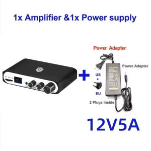 TPA3116D2 Bluetooth 5.0 Mini Digital Power Amplifier HiFi Stereo 50W+50W Home Sound Amplifier Bass Treble Adjustment 100W with DSP