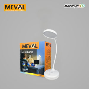 MEVAL Lampu Meja Belajar LED - Dimmer Tri Color
