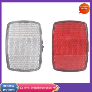 Graceful Bicycle Plastic Reflector Tail Light Reflector Front And Rear Warning Tail Light