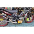 REDLEO EKZOS PAIP OPEN EXHAUST PIPE Y15 135LC LC Y15ZR TABUNG PENDEK ORIGINAL ESR. 