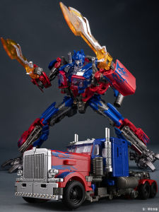 ตุ๊กตาแปลงร่าง Optimus Prime ชิ้นส่วนโลหะผสม แปลงร่างเป็นรถได้ ปลอดภัยได้มาตรฐาน ของแท้ ของขวัญสำหรับเด็กผู้ชาย ส่งฟรี