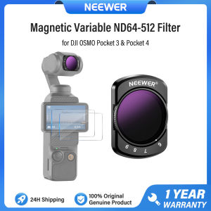 NEEWER Magnetic Variable ND64-512 Filter VND Filters 6-9 Limited Stops for DJI Osmo Pocket 4 & Pocket 3