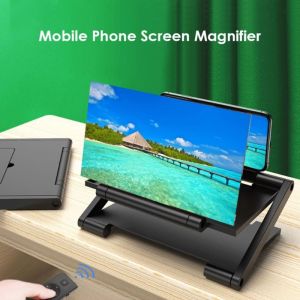 Pembesar Layar HP 3D HD Terbaru | Layar Pembesar Layar HP 12 inch | Alat pembesar layar hp kualitas HD Anti Blue-Light | F6 Kaca Pembesar layar HP Smartphone 3D HD Layar Bisa Lipat