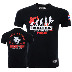 [Local Stock] VCC Mens T Shirts Outdoor Muay Thai Workout Clothing Fashion Quick Dry Breathable Gym T-shirt Man Casual O-neck Short Sleeve Tops