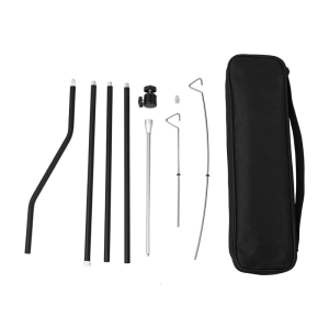 Portable Camping Light Stand Aluminium Alloy Light Hangers Detachable Tent Lamp Stand for Outdoor Camping Lights