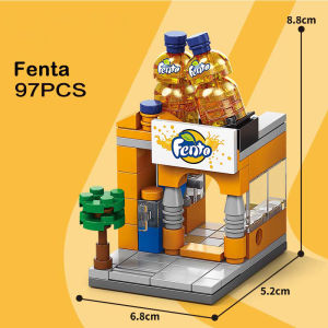 European Buildings Cute and Fun Shop Mini Street View Architecture Series Building Blocks Toy Gift