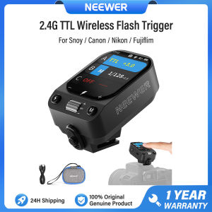 NEEWER QZ 2.4G TTL Wireless Flash Trigger Transmitter for Canon/Sony/Nikon/Fujifilm QZ-C/QZ-S/QZ-N/QZ-F