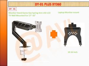 Monitor Stand Game Gas Spring Arm LED LCD TV Wall Mounted For17"-32" Plus XY360 Plate