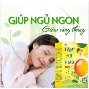 ✅ Trà Tâm An Thảo Hộp 30 Gói [Chính Hãng Cao Cấp] ✅ Cải thiện giấc ngủ ngon giảm đau đầu căng thẳng stress thư giãn