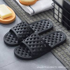 WomenS Bathroom Slippers Hotel Slippers Indoor Home Bathroom Shower Slippers Hollow Non-Slip Bathroom Sandals