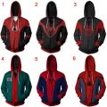 COD Spiderman Hoodie Miles Morales Jacket Zipper Sweatshirts Anime Hoodies Spider-Man Costume OP. 