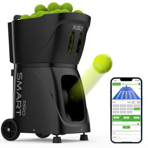SG[Ready Stock] PT-SMARTPro Tennis Ball Machine - Professional Auto Ball Server Smart Tennis Trainer with Multi-Angle System