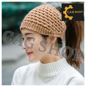 CAG Shop Soft Stretch Knit Turban Scarf for Girls - Warmth Head Wrap in Multiple Colors