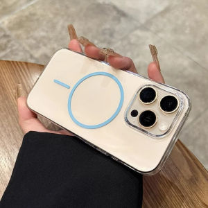 เคสโทรศัพท์มือถือแบบวงแหวนแม่เหล็กบางเฉียบ เคสไอโฟน สำหรับ case iphone 11 13 12 14 15 16 pro promax