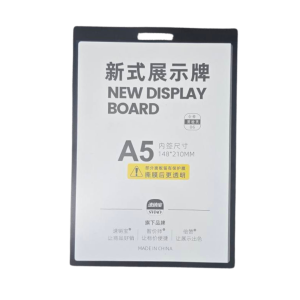 FANTASY T MALL SVIAO A4 A5 100x200mm Solid BeechWood Page Turning Menu Stand Menu Holder with 5 pages 10 sides Loose Leaf Vertical Type Ads Display Stand Table Card Upscale Generous Desktop Menu Rack Advertising Poster Pictures Menu Price Display Board