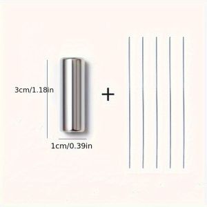 Bộ 6 Nam Châm Móng Tay Mắt Mèo Có Dây Sắt Linh Hoạt Để Tạo Hình Trái Tim & Thỏi Trên Móng Tay Móng Tay Nghệ Thuật Phụ Kiện Dụng Cụ