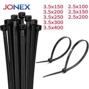 100PCS Plastic Ties Nylon Cable Zip Tie Black Strong Self-locking Desk Organiser For Electrician Wire Management Garden Bundles2026
