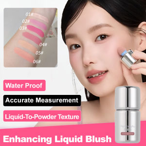 Liquid Blush Cream Highlighting Liquid Blush Atmosphere Cheek Enhancing Color Boosting Long-lasting Natural Look Mini Probable