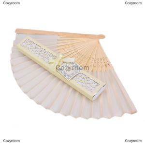 [COD] Cozyroom 1pc Ivory Bridal Chinese Bamboo Silk Hand Fan Wedding Favors Guests Gifts Hot