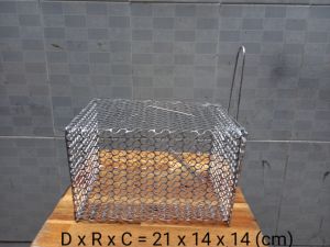 Lồng Chuột Thép Đa Năng Khử Mùi Gói Đơn Dài 21x14x14cm