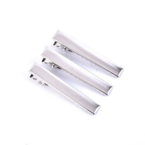 baoda Christmas Gift 50pcs Metal Alligator Hair Clips Bow Teethed Barrette Crocodile Clamp DIY Clip