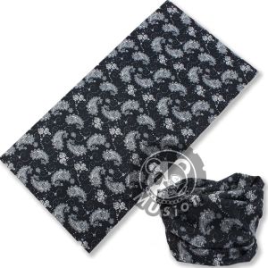 Musion Elastic Paisley Bandana Fashion Men Head Scarf SPF 30 Face Mask Anti UV Motorcycle Neck Mask Sun Protection Buff Headband for Rider