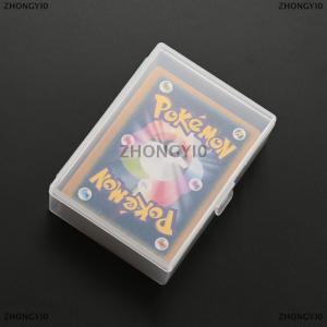 [COD] ZHONGYI0 Mới trong suốt Nhựa Poker lưu trữ hộp photocards thẻ nhỏ lưu trữ hộp bàn tổ chức hộp phân loại hộp văn phòng phẩm