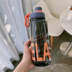NOBLELYN Plastic Water Bottles Leak Proof 0.6L/0.8L/1L Large Capacity Travel Kettle Portable Lightweight Sports Shaker Cup Outdoor Sports