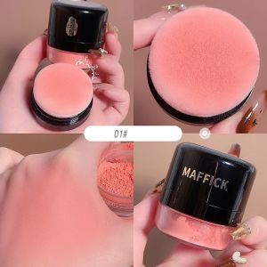 Matte Air cushion Blush Natural Blush with Mushroom Head Contouring Natural Waterproof Skin Friendly Powder Blush Even Out Complexion Blush Powder