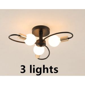 【Warranty 3 Year】3/6/8 Head Metal Chandeliers Led Light Modern Industrial Style For Living Room Bedroom Dining Table Kitchen ceiling lamp Pendant Light Indoor Chandelier Creative Ceiling Lamps Adjustable chandelier Ceiling Lamp Home Lighting Fixture