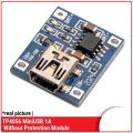 Modul Charging Chip TP4056A TP4056E Micro USB / Type-C / Mini USB Charger Cas Batre 18650 Baterai Lithium 5V 1A TP4056 With Overcharge Protection. 