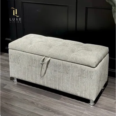 Luxe: Casey Ottoman Storage Bench | Stool | Storage Organiser