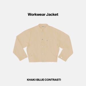 Blanc Nué The Workwear Utility Jacket (8-Pocket Relaxed Twill Jacket)