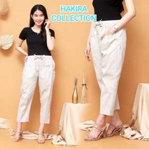 CELANA COTTON TWILL WANITA PREMIUM / UNIQLO PANTS TWILL / CELANA KOREA TERBARU / CELANA 7/9 MODEL TERBARU