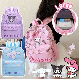 Sanrio School Bag for Kids Kuromi Melody Large Capacity Kindergarten Cute Girls Lightweight Backpack