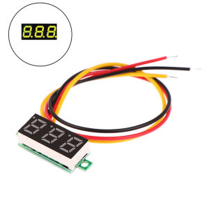 [AYLMER] 1Pc 0.28 Inch DC LED Digital Voltmeter Adjustable DC 0-100V Voltage Meter