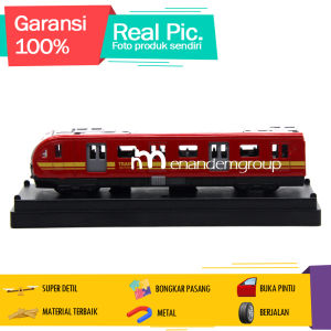Diecast Miniatur Mainan Mobil Kereta Keretaan Listrik Klasik Mika Susun