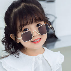 Beda Kaca Mata Gaya Kacamata Anak Perempuan Gaya Kotak Square Anak Kecil Cewe Cewek Fashion Korean Style COD Bayar Ditempat