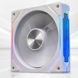 Jungle Leopard Prism 4RS Black / White 5V ARGB 3Pin PWM 12CM Casing Fan Reverse