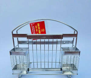 Giá Để Dao Thớt Inox 304 Đa Năng Dày Dặn – Chống Gỉ Thoát Nước Nhanh Siêu Bền KT: D34 R15 C30 cm