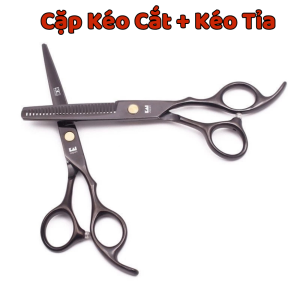 Bộ Kéo Cắt Tỉa Tóc JASON Cao Cấp Lưỡi kéo sắc bén tăng độ chính xác khi cắt.