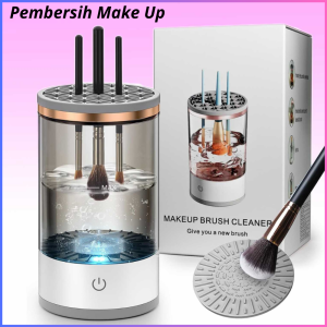 TERLARIS PENGIRIMAN CEPAT COD GRATIS ONGKIR NESKS Pembersih Make Up Brush Cleaner Machine 7000 RPM 5V 8W/PEMBERSIH alat make up kuas sikat wajah canggih murah multifungsi serbaguna bersih elektrik portable kosmetik 1 set untuk pemula wanita anak
