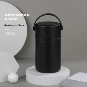 BESTIT Stainless Steel Stewing Cup Portable Leak-Proof Storage Lunch Box Gifts Large Capacity Food Jar