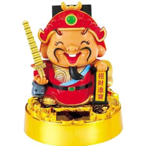 Solar Pajangan Dewa Uang Kecil & Besar 5 Dewa Uang Besar Dan Kecil Solar Tenaga Matahari Dewa Uang