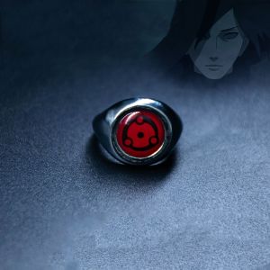 RGFV Fashion Men Itachi Uchiha Ninja Anime Fan Gift Anime Ring DIY Jewelry props Cosplay Rings